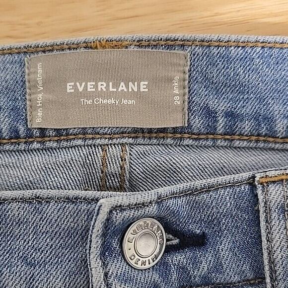 Everlane Womens The Cheeky Jean Size 28 Vintage Light Blue High Rise No Stretch - Picture 3 of 11